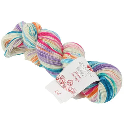 MW 100 MERINO HAND-DYED RAINBOW